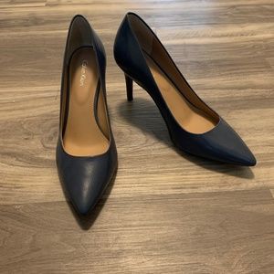 Calvin Klein Navy Blue Heels